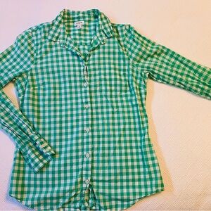 J.Crew Green Dress shirt, size Small